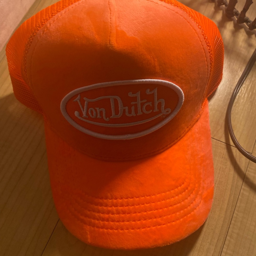 Burnt Orange Von dutch hat